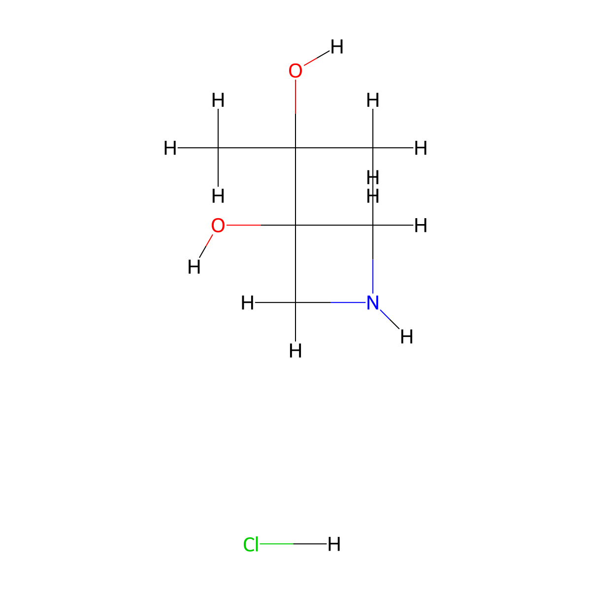 3-(2-Hydroxypropan-2-yl)azetidin-3-ol;hydrochloride molecular structure, CAS 2955711-75-6