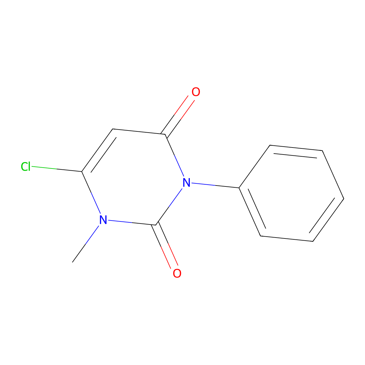 6-Chloro-1-methyl-3-phenyl-1,2,3,4-tetrahydropyrimidine-2,4-dione molecular structure, CAS 2955712-04-4