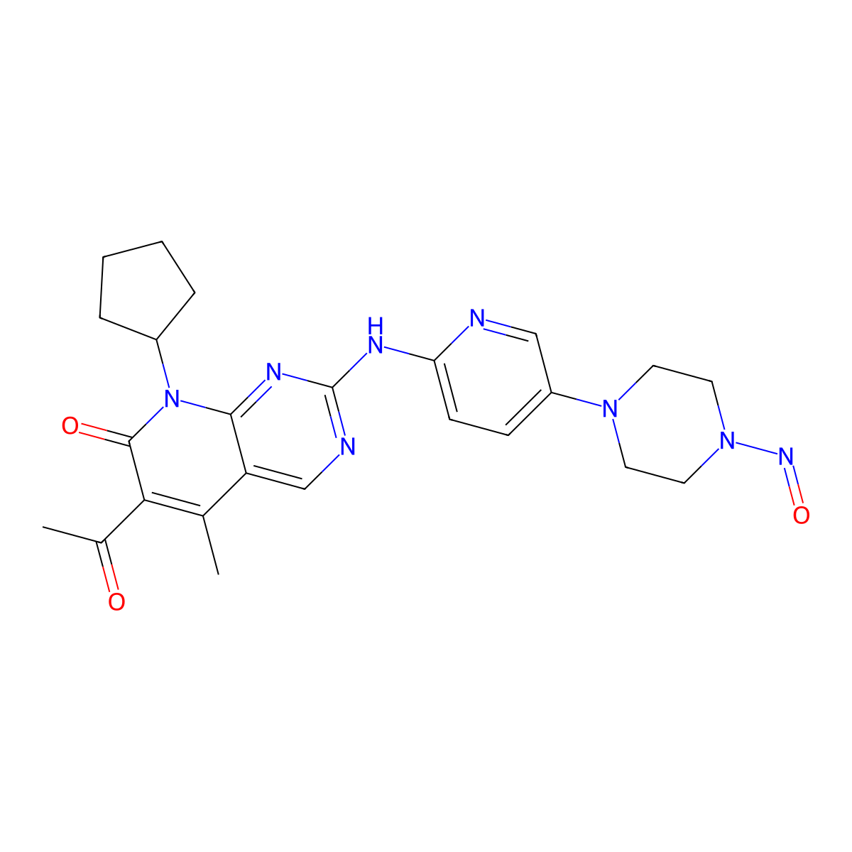 N-Nitroso Palbociclib 1 molecular structure, CAS 2955712-44-2