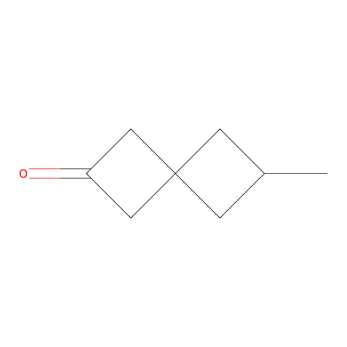 6-Methylspiro[3.3]heptan-2-one molecular structure, CAS 2955714-35-7