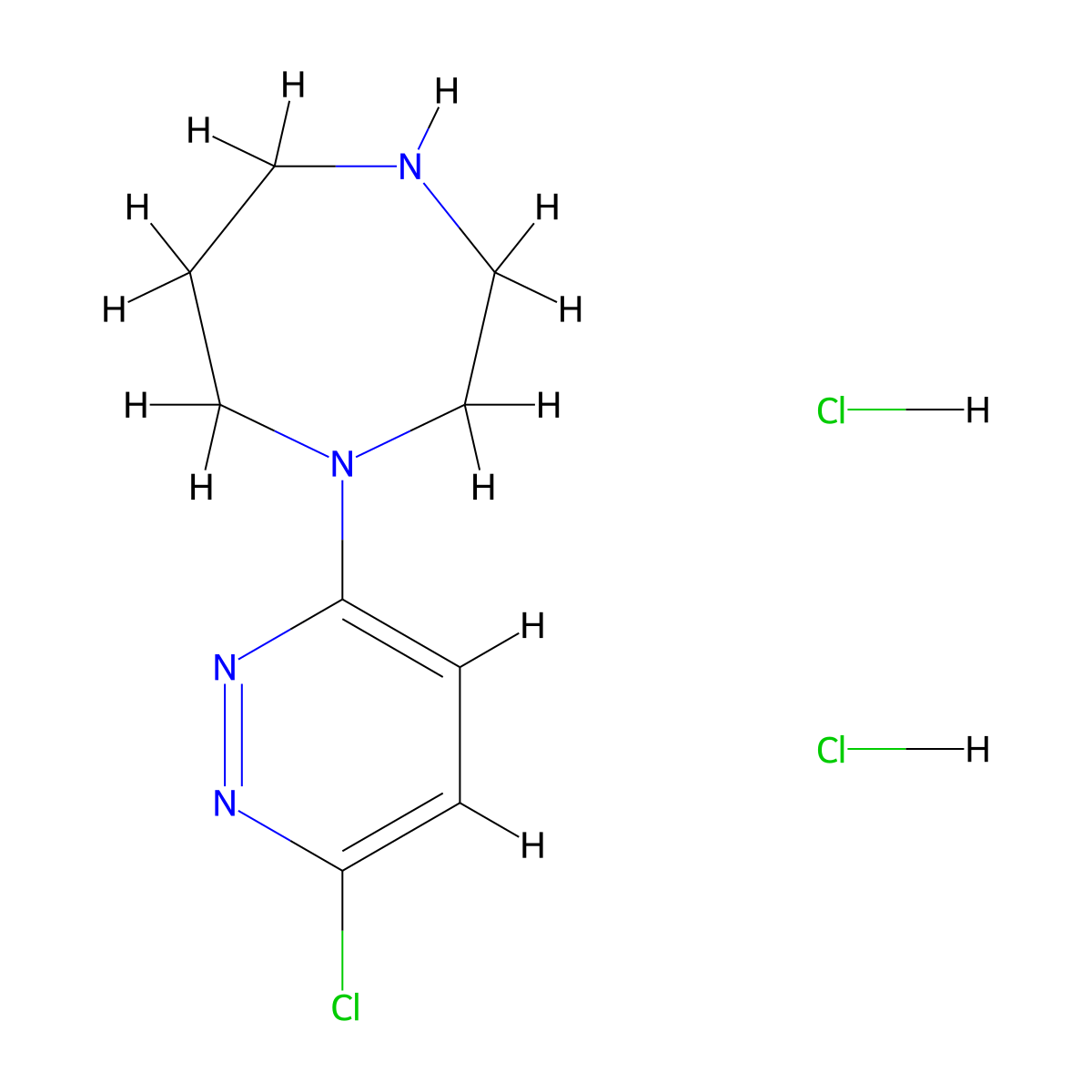 1-(6-Chloropyridazin-3-yl)-1,4-diazepane dihydrochloride molecular structure, CAS 2955714-70-0