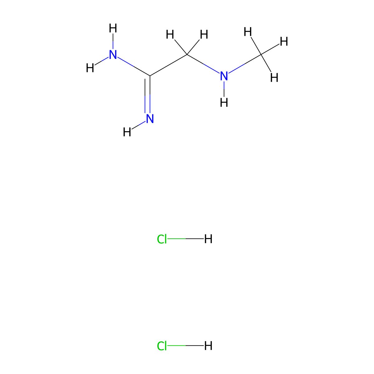 2-(Methylamino)ethanimidamide;dihydrochloride molecular structure, CAS 2955714-93-7