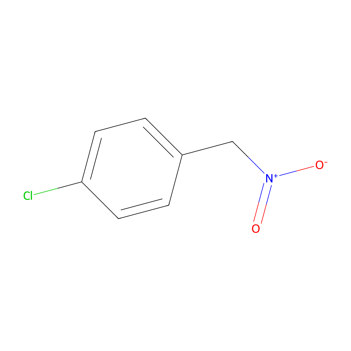 1-Chloro-4-(nitromethyl)benzene molecular structure, CAS 29559-24-8