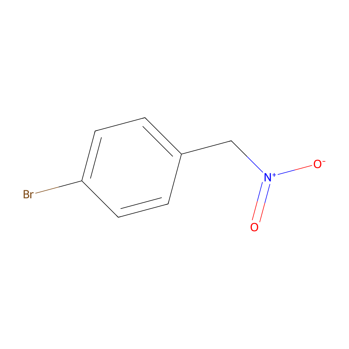 1-Bromo-4-(nitromethyl)benzene molecular structure, CAS 29559-25-9