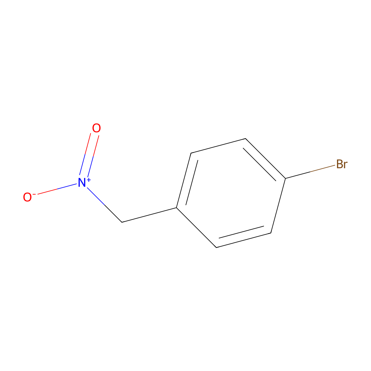 1-Bromo-4-(nitromethyl)benzene molecular structure, CAS 29559-25-9