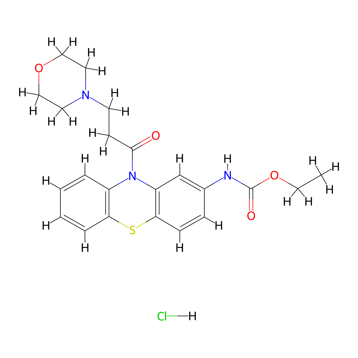 Ethmozine molecular structure, CAS 29560-58-5