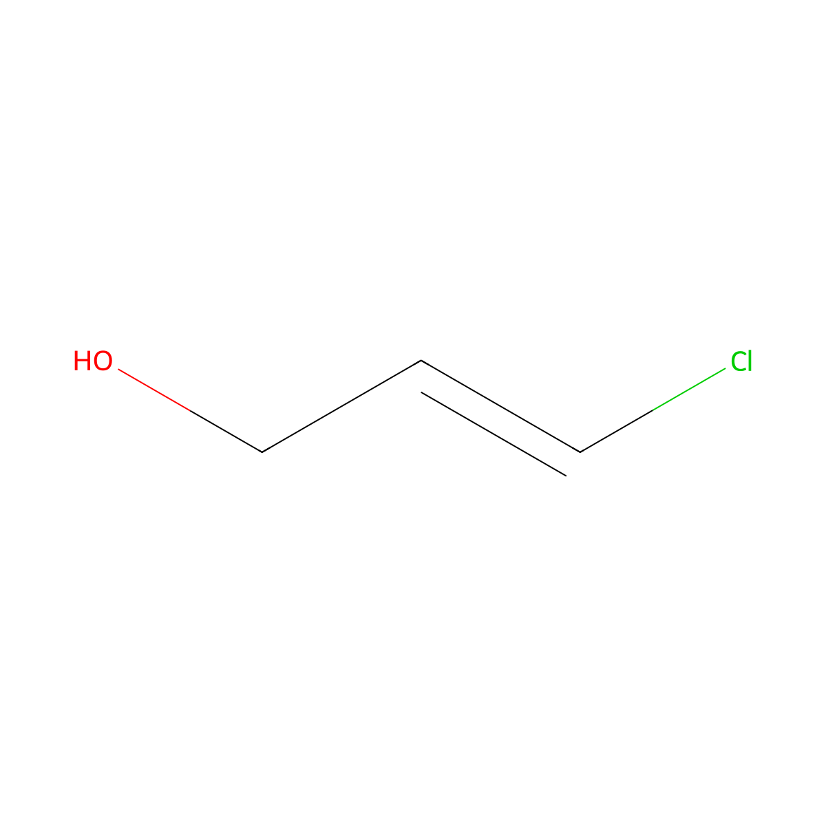 2-Propen-1-ol, 3-chloro- molecular structure, CAS 29560-84-7