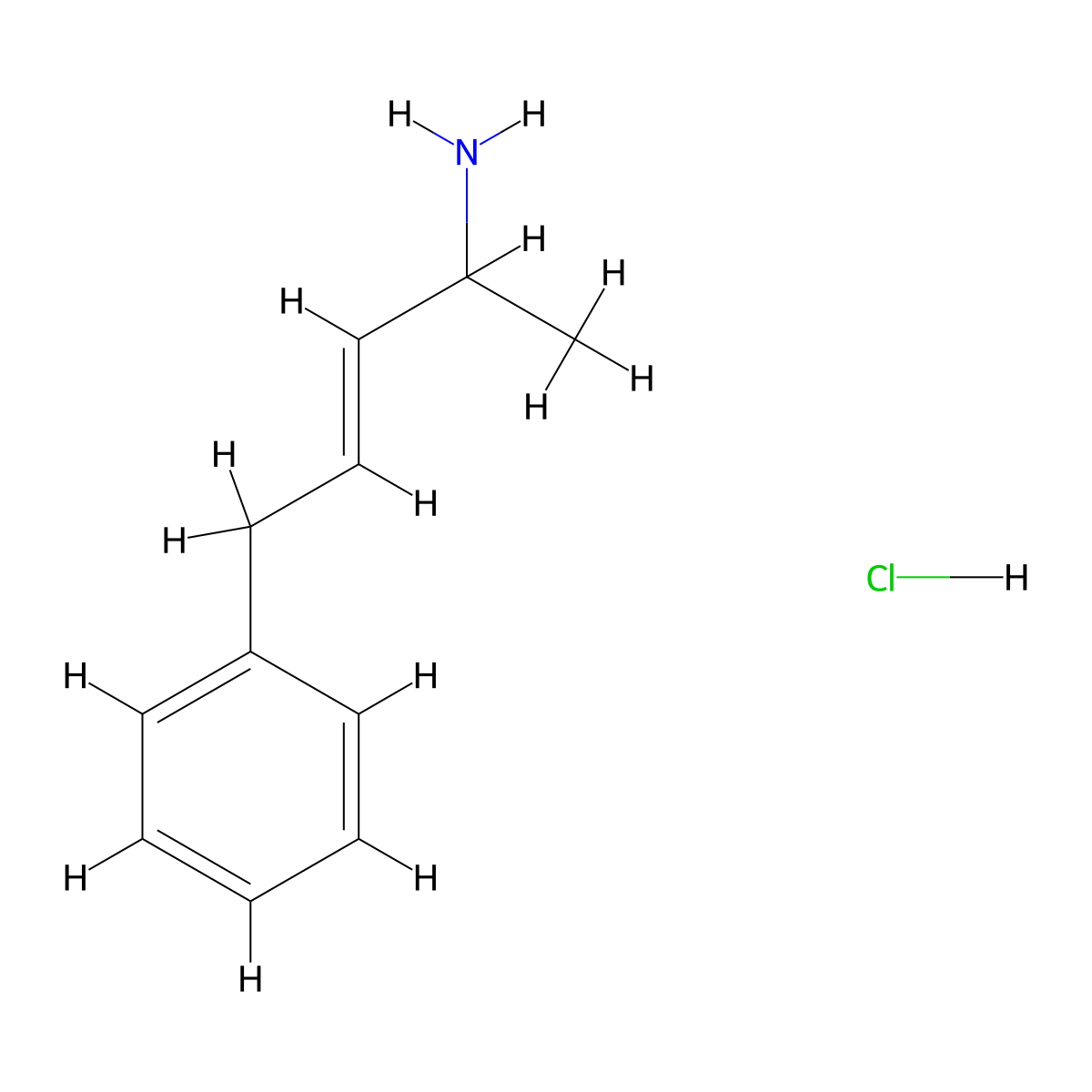 5-Phenylpent-3-en-2-amine hydrochloride molecular structure, CAS 2956409-92-8