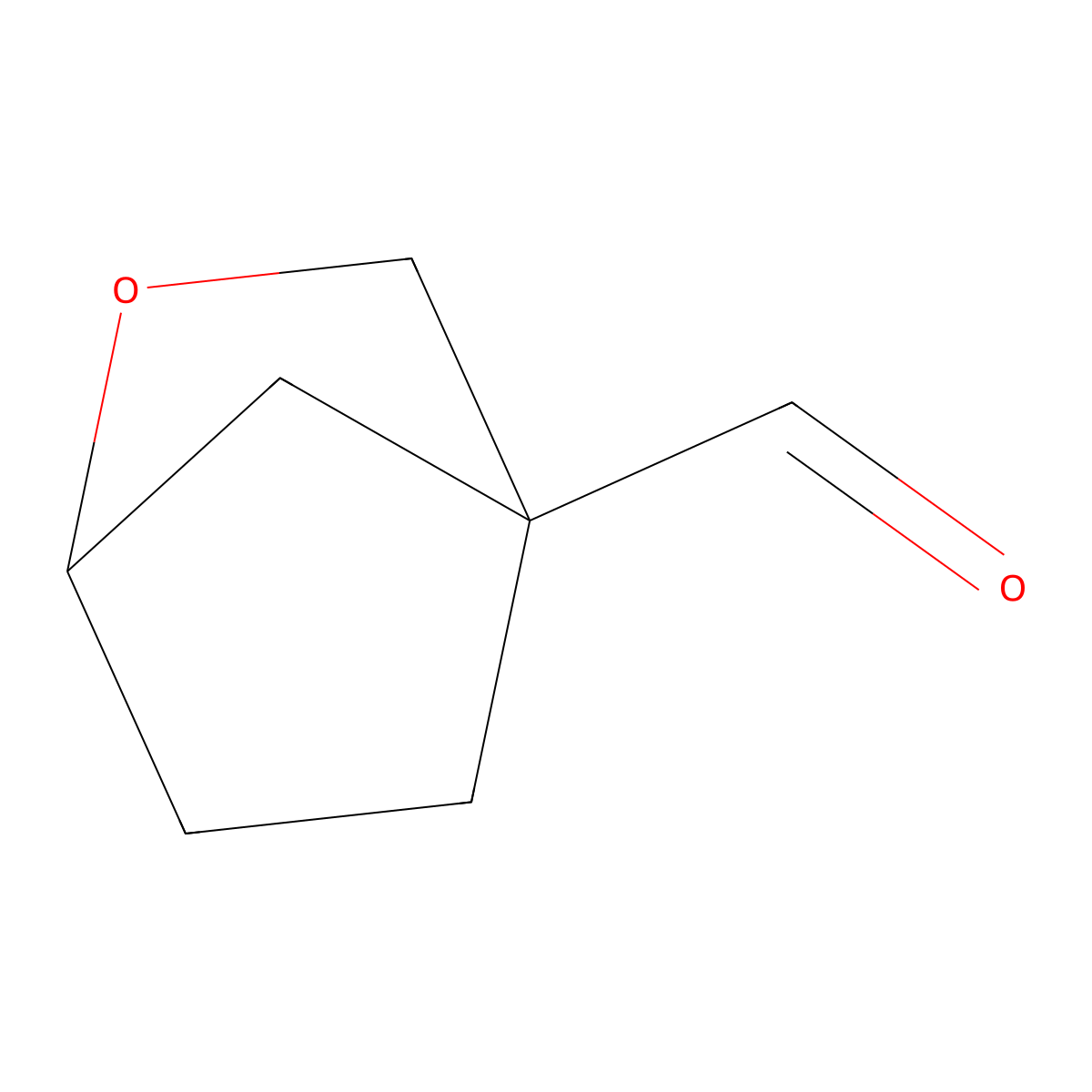 2-Oxabicyclo[2.2.1]heptane-4-carbaldehyde molecular structure, CAS 2956575-34-9