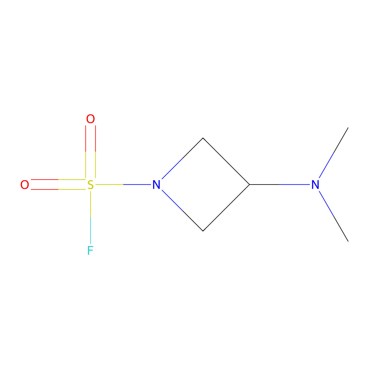 3-(Dimethylamino)azetidine-1-sulfonyl fluoride molecular structure, CAS 2956586-78-8