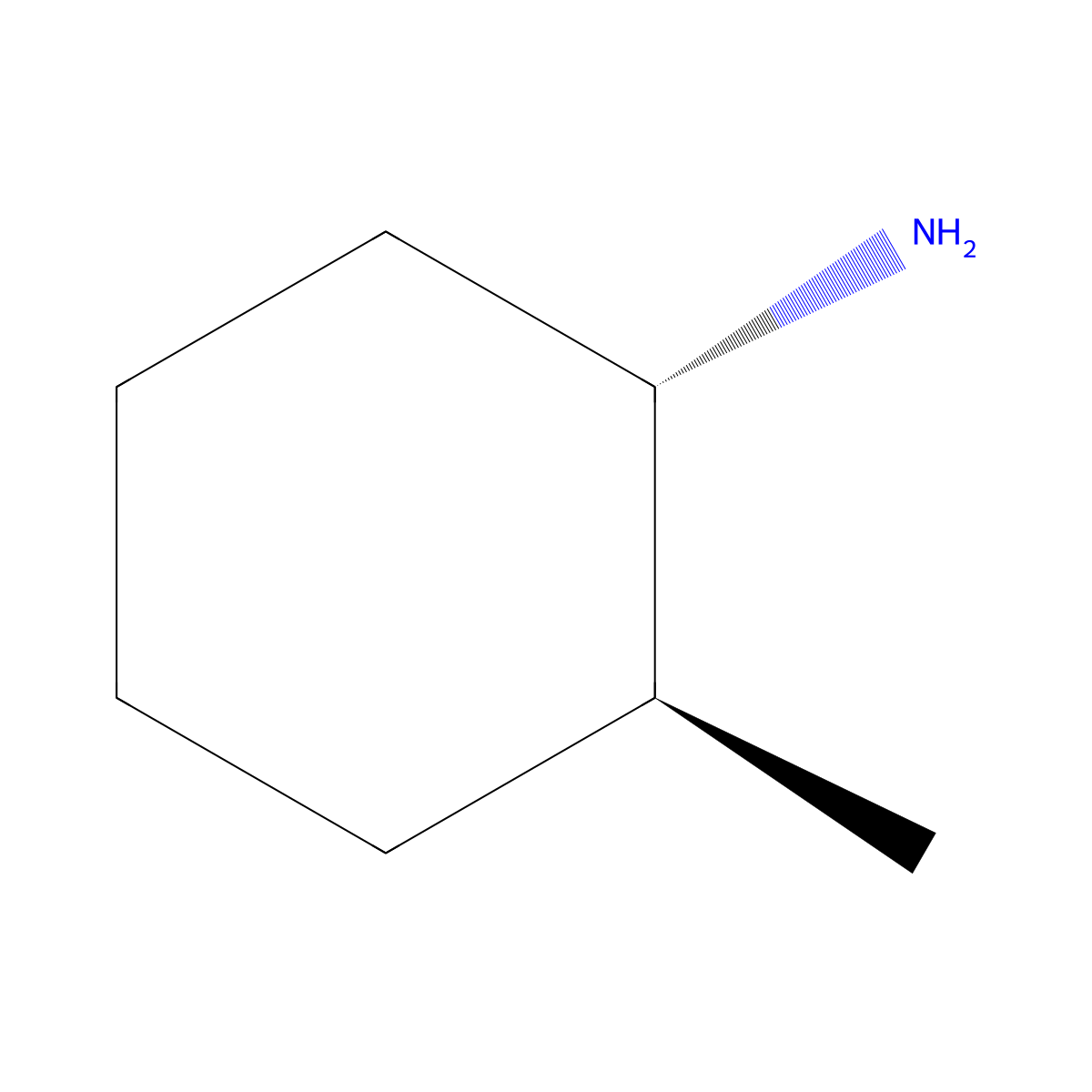 2-Methylcyclohexylamine, (1S,2S)- molecular structure, CAS 29569-76-4
