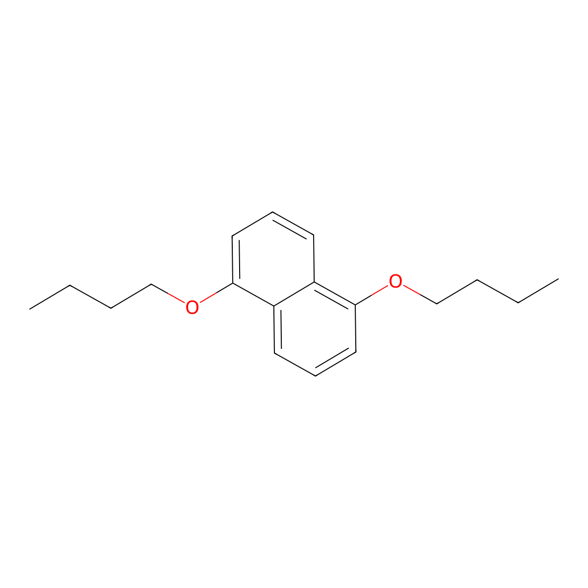 1,5-Dibutoxynaphthalene molecular structure, CAS 295806-76-7