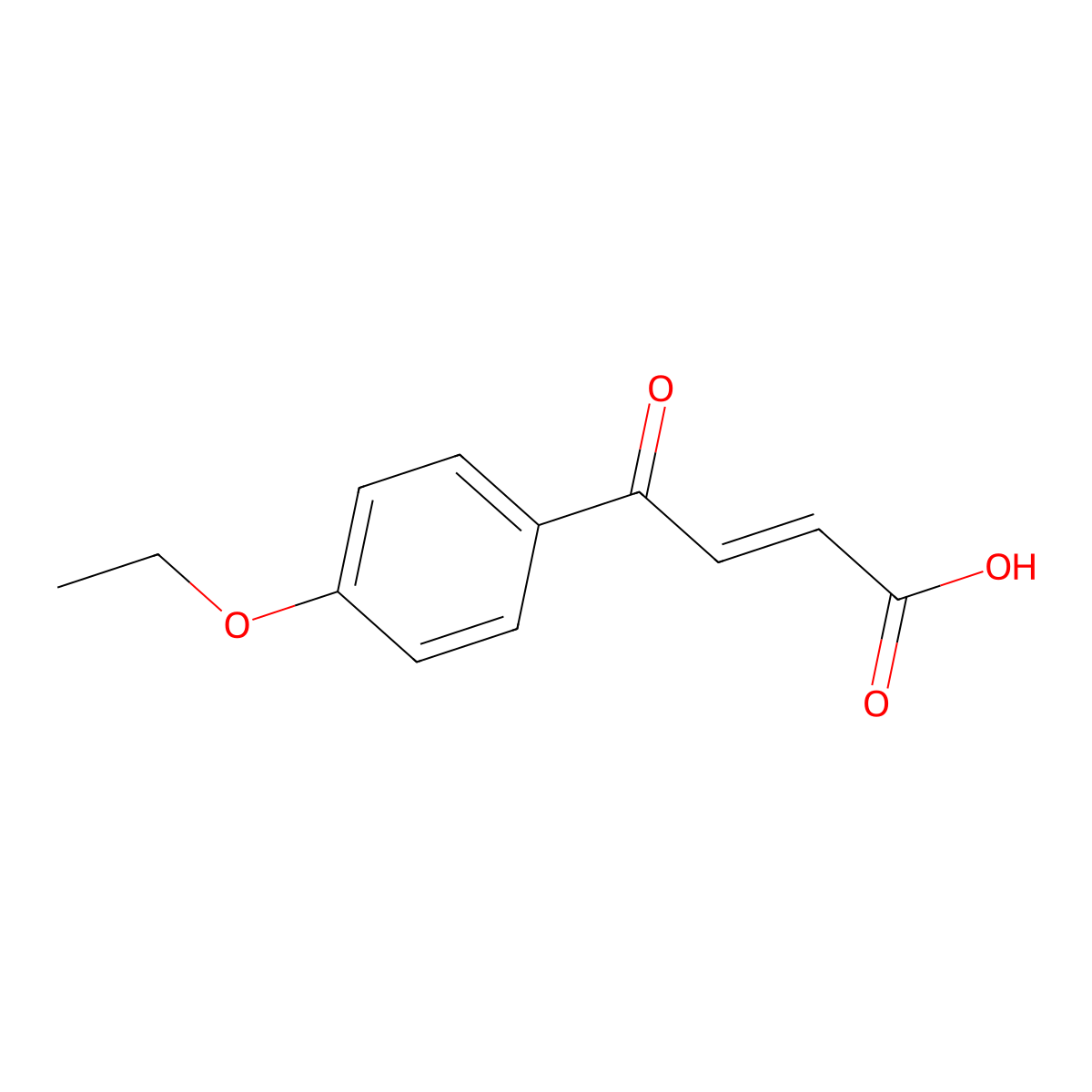 3-(4-Ethoxybenzoyl)acrylic acid molecular structure, CAS 29582-31-8