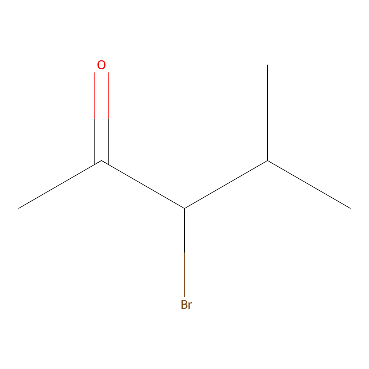 3-Bromo-4-methyl-2-pentanone molecular structure, CAS 29585-01-1