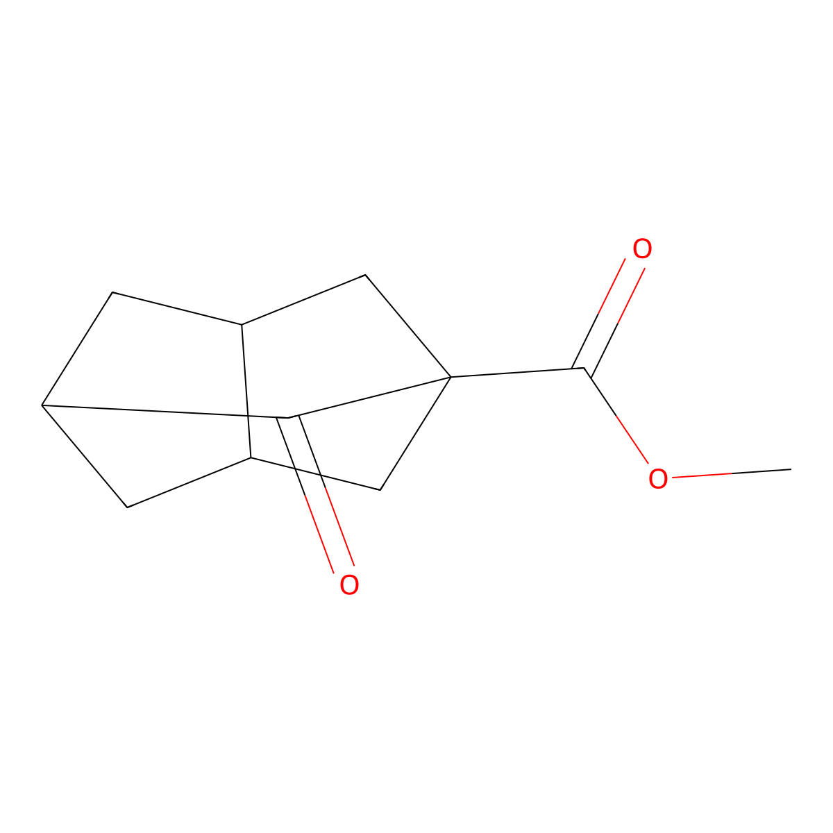 Methyl 9-oxotricyclo[3.3.1.0,3,7]nonane-1-carboxylate molecular structure, CAS 2958807-06-0