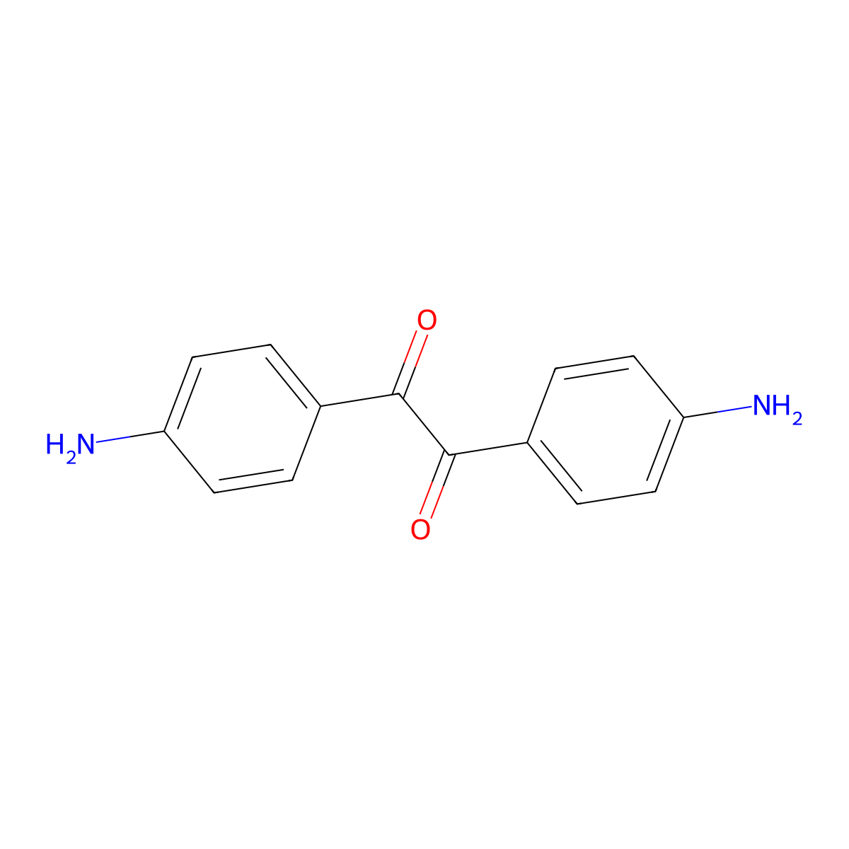1,2-Bis(4-aminophenyl)-1,2-ethanedione molecular structure, CAS 29602-15-1