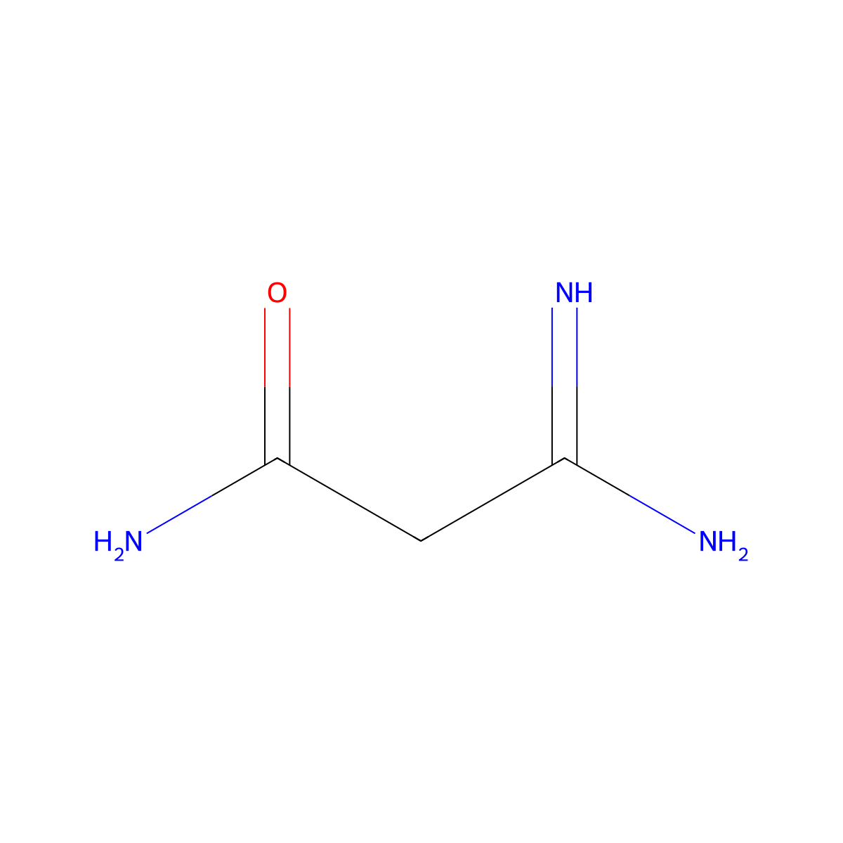 3-Amino-3-iminopropanamide molecular structure, CAS 29604-68-0