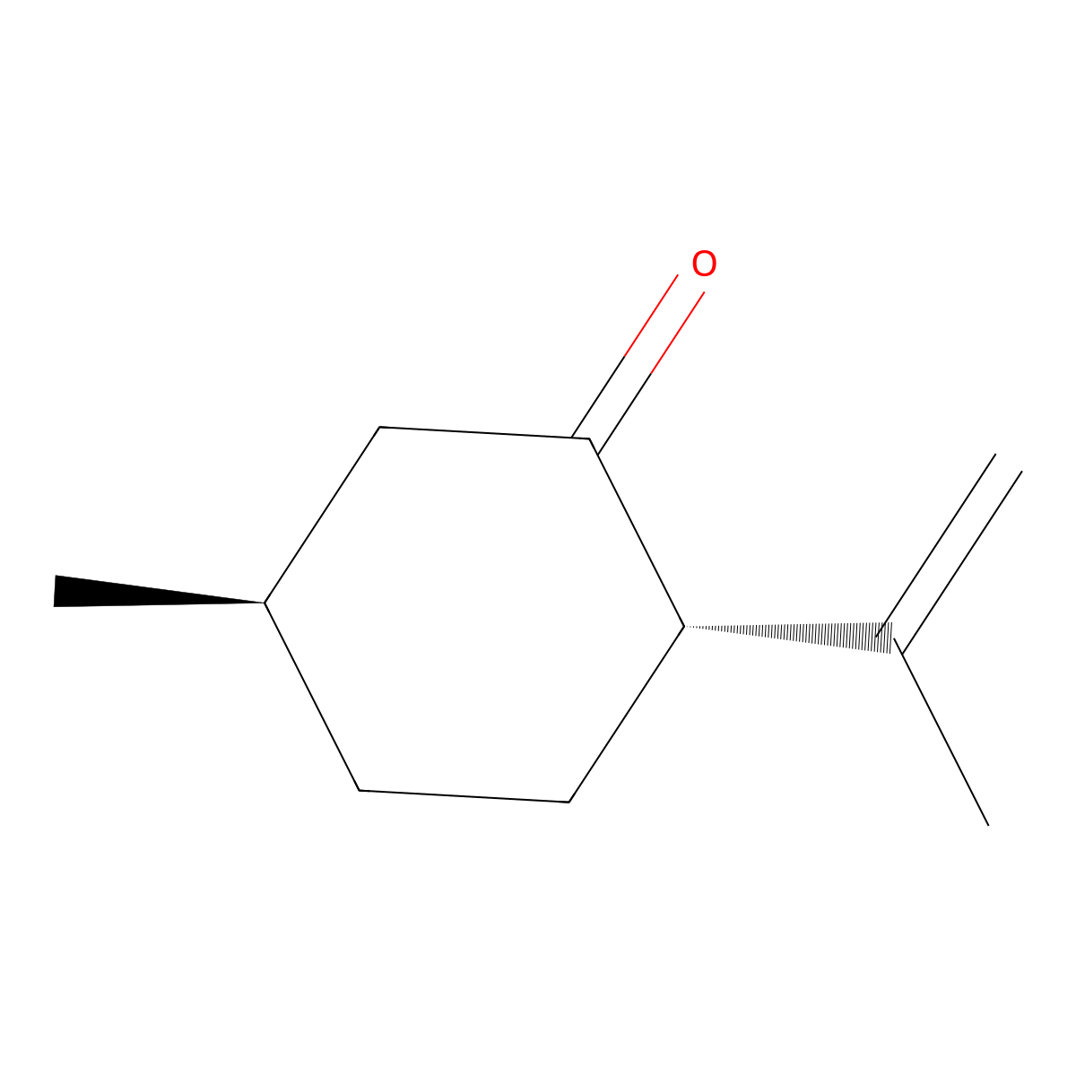 Isopulegone molecular structure, CAS 29606-79-9