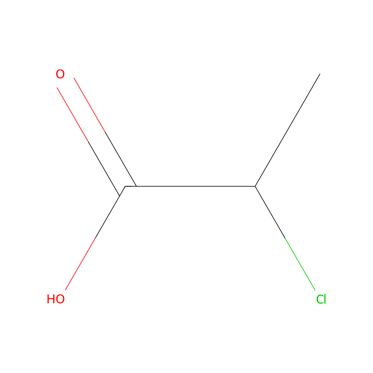 (S)-(-)-2-Chloropropionic acid molecular structure, CAS 29617-66-1