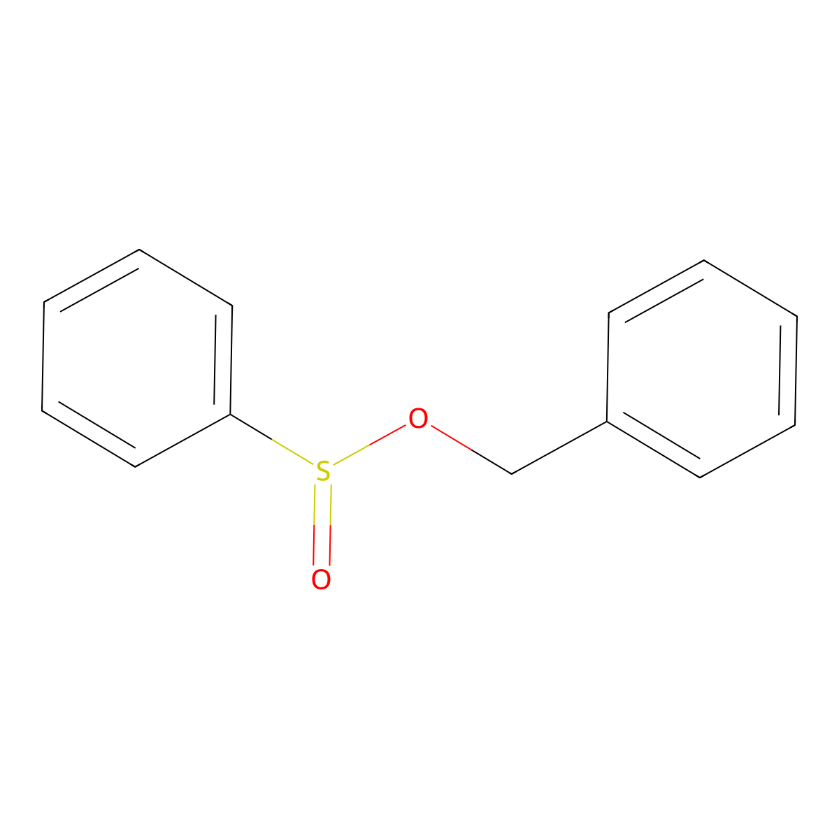 Benzyl benzenesulfinate molecular structure, CAS 29624-04-2