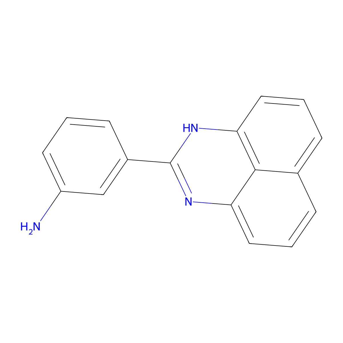 3-(1H-Perimidin-2-yl)aniline molecular structure, CAS 296242-85-8