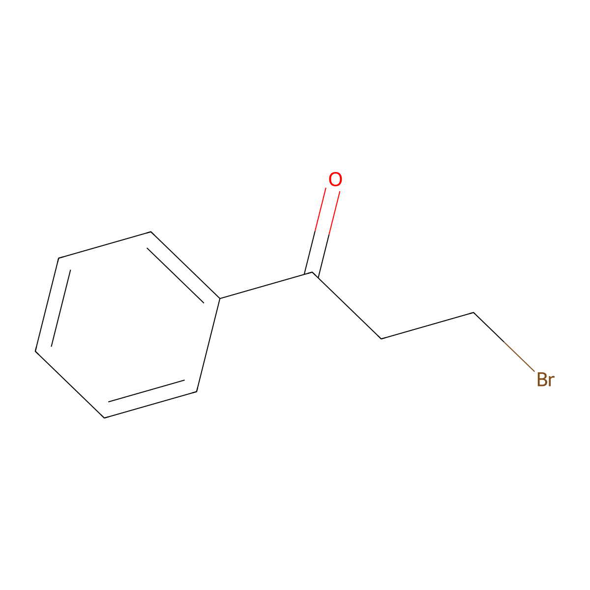 3-Bromo-1-phenylpropan-1-one molecular structure, CAS 29636-75-7