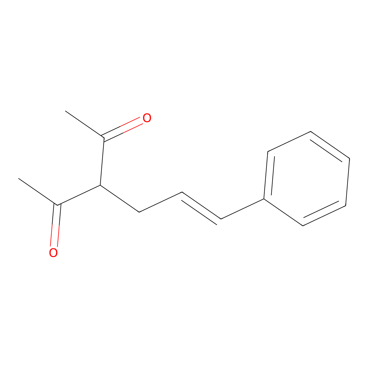3-Cinnamylpentane-2,4-dione molecular structure, CAS 29638-71-9