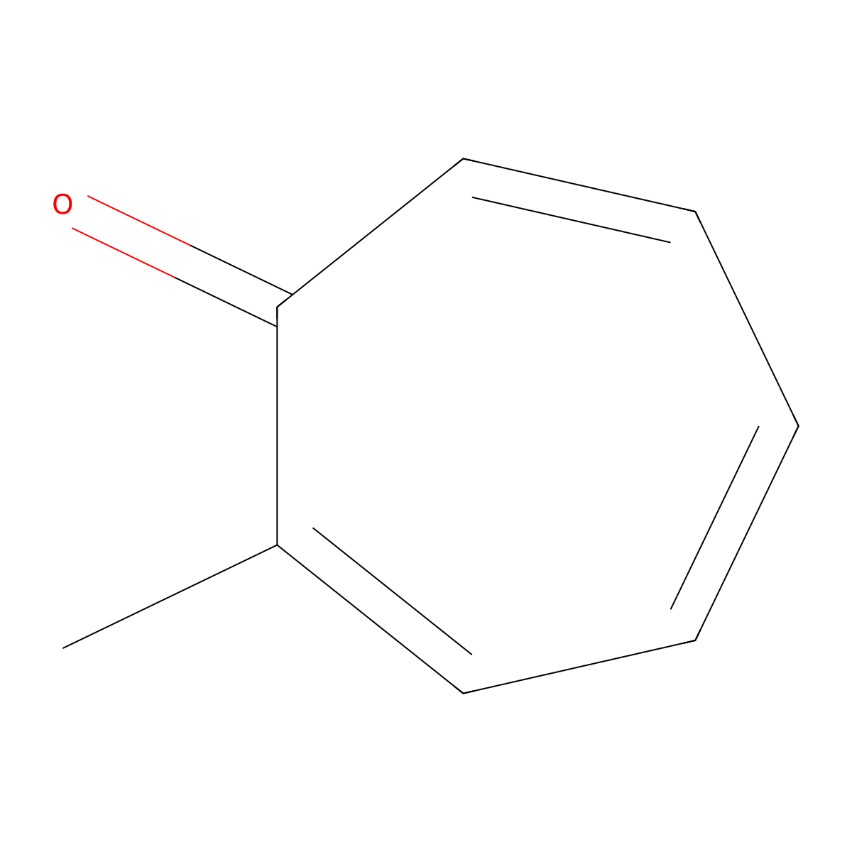 2,4,6-Cycloheptatriene-1-one,2-methyl- molecular structure, CAS 29639-53-0