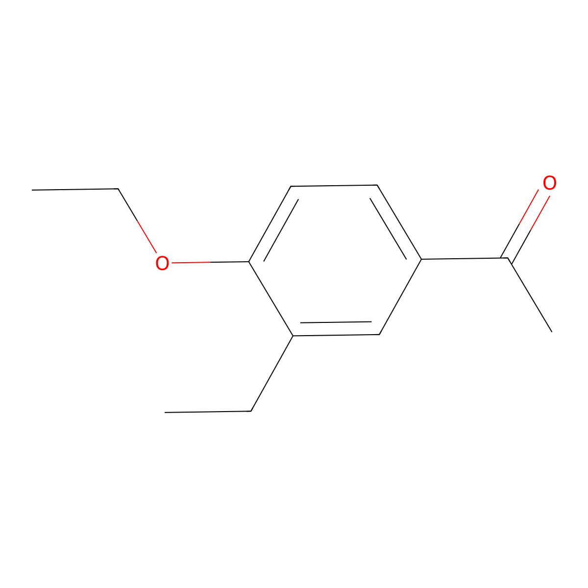 1-(4-Ethoxy-3-ethylphenyl)ethanone molecular structure, CAS 29643-35-4