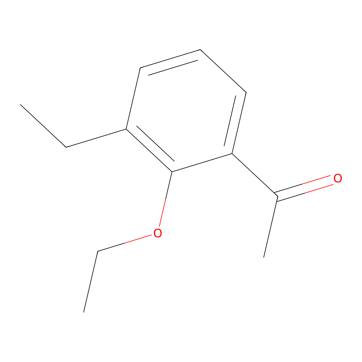 1-(2-Ethoxy-3-ethylphenyl)ethanone molecular structure, CAS 29643-48-9