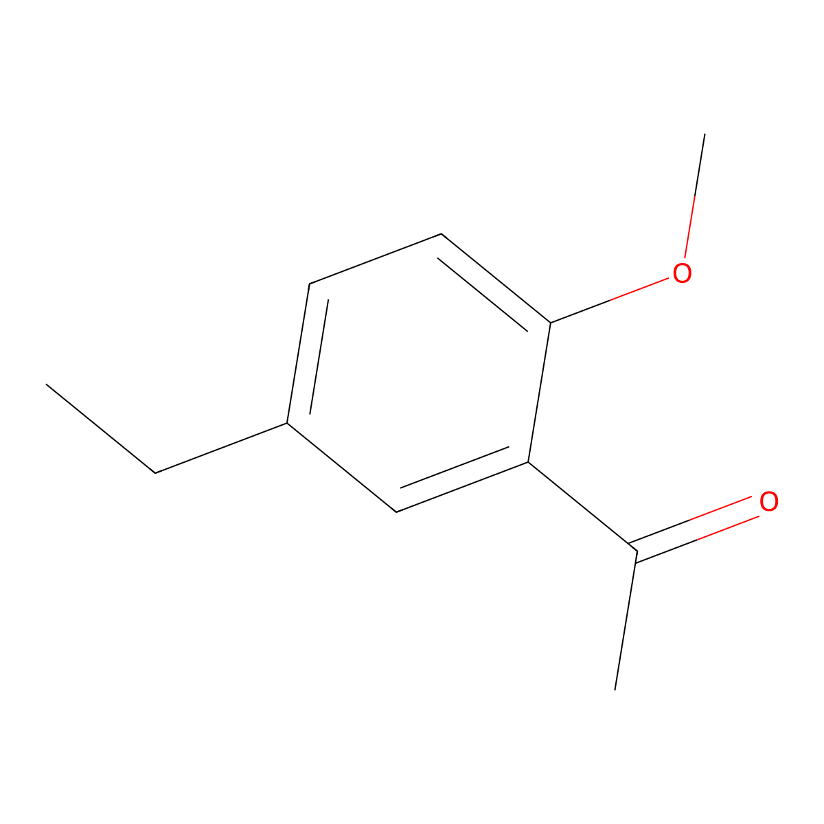5-Ethyl-2-methoxyacetophenone molecular structure, CAS 29643-54-7