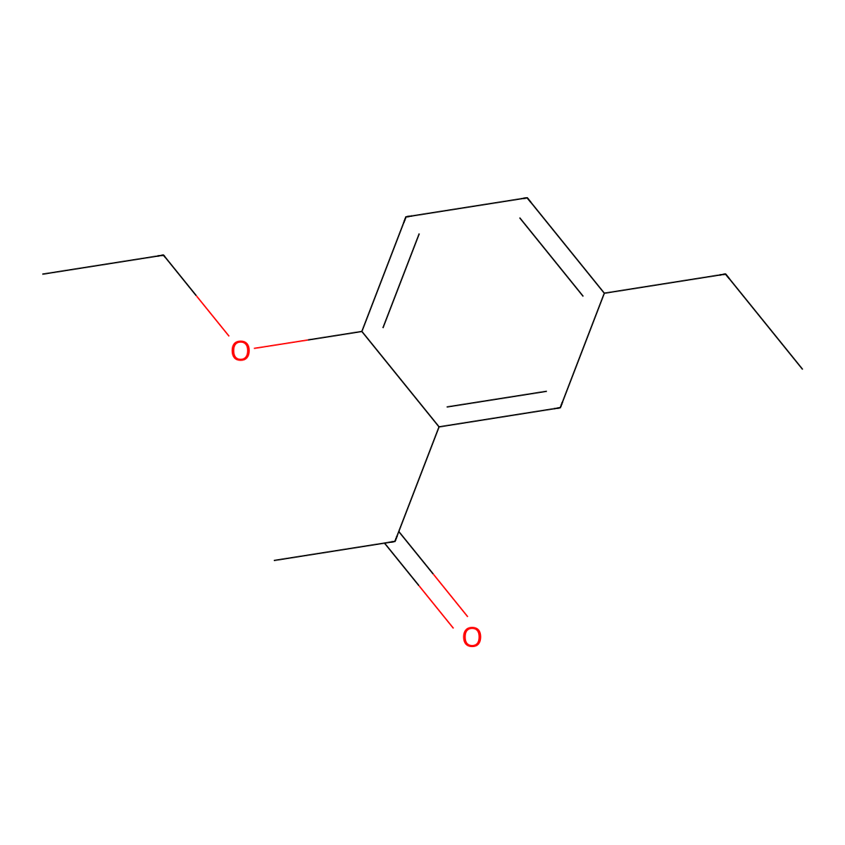 1-(2-Ethoxy-5-ethylphenyl)ethanone molecular structure, CAS 29643-55-8