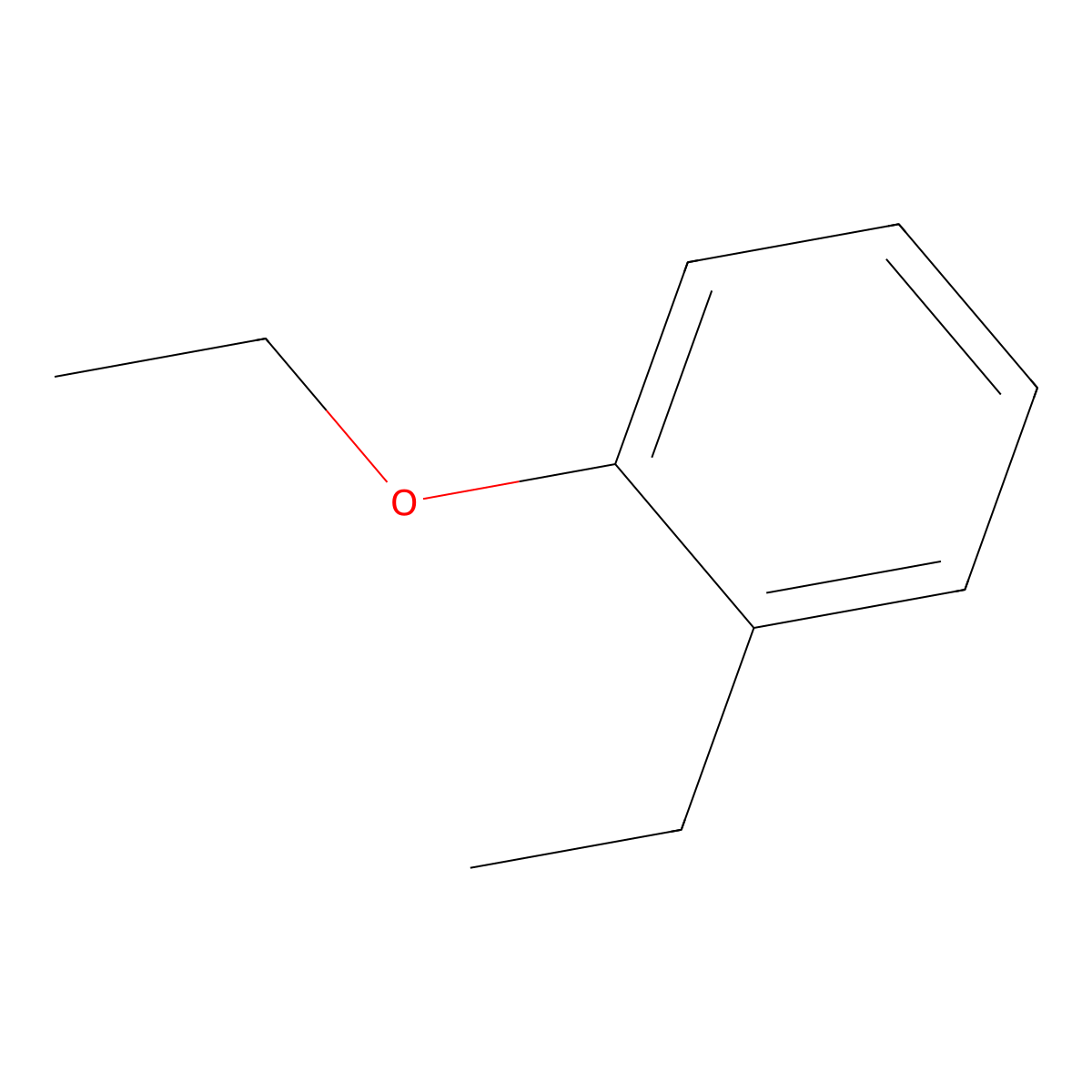 1-Ethoxy-2-ethylbenzene molecular structure, CAS 29643-62-7
