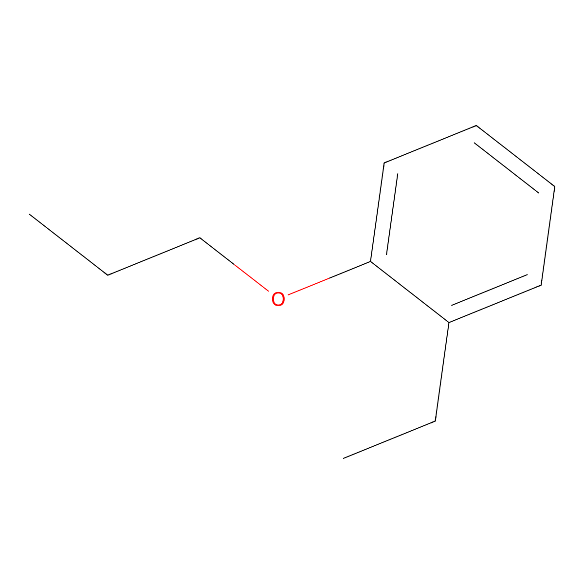1-Ethyl-2-propoxybenzene molecular structure, CAS 29643-63-8