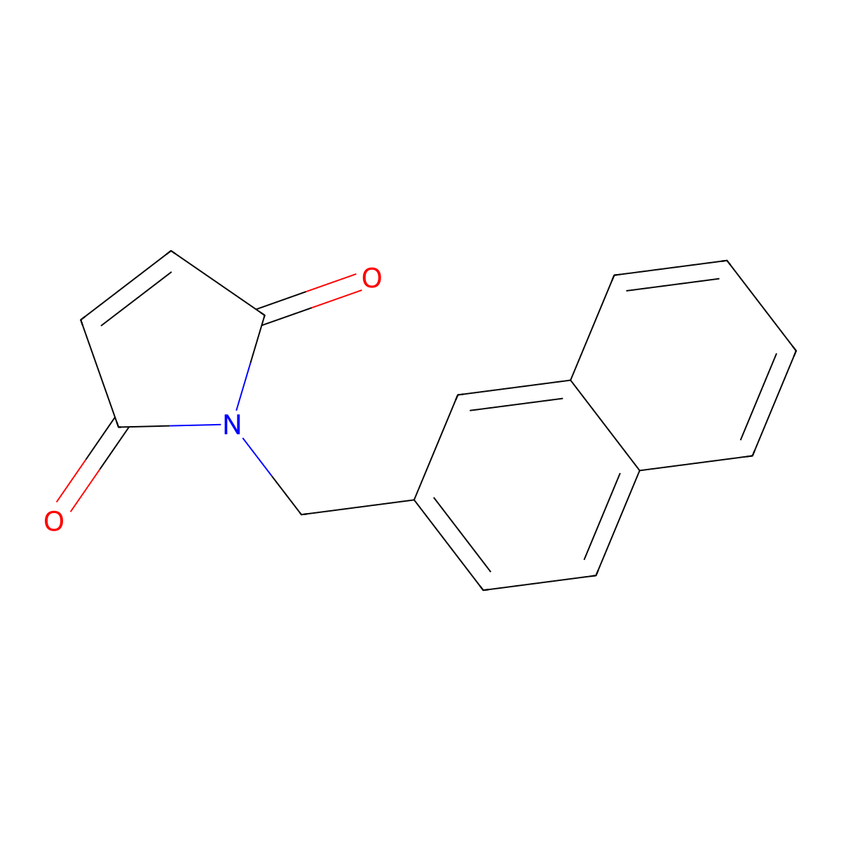 1-(Naphthalen-2-ylmethyl)-1H-pyrrole-2,5-dione molecular structure, CAS 2964485-95-6