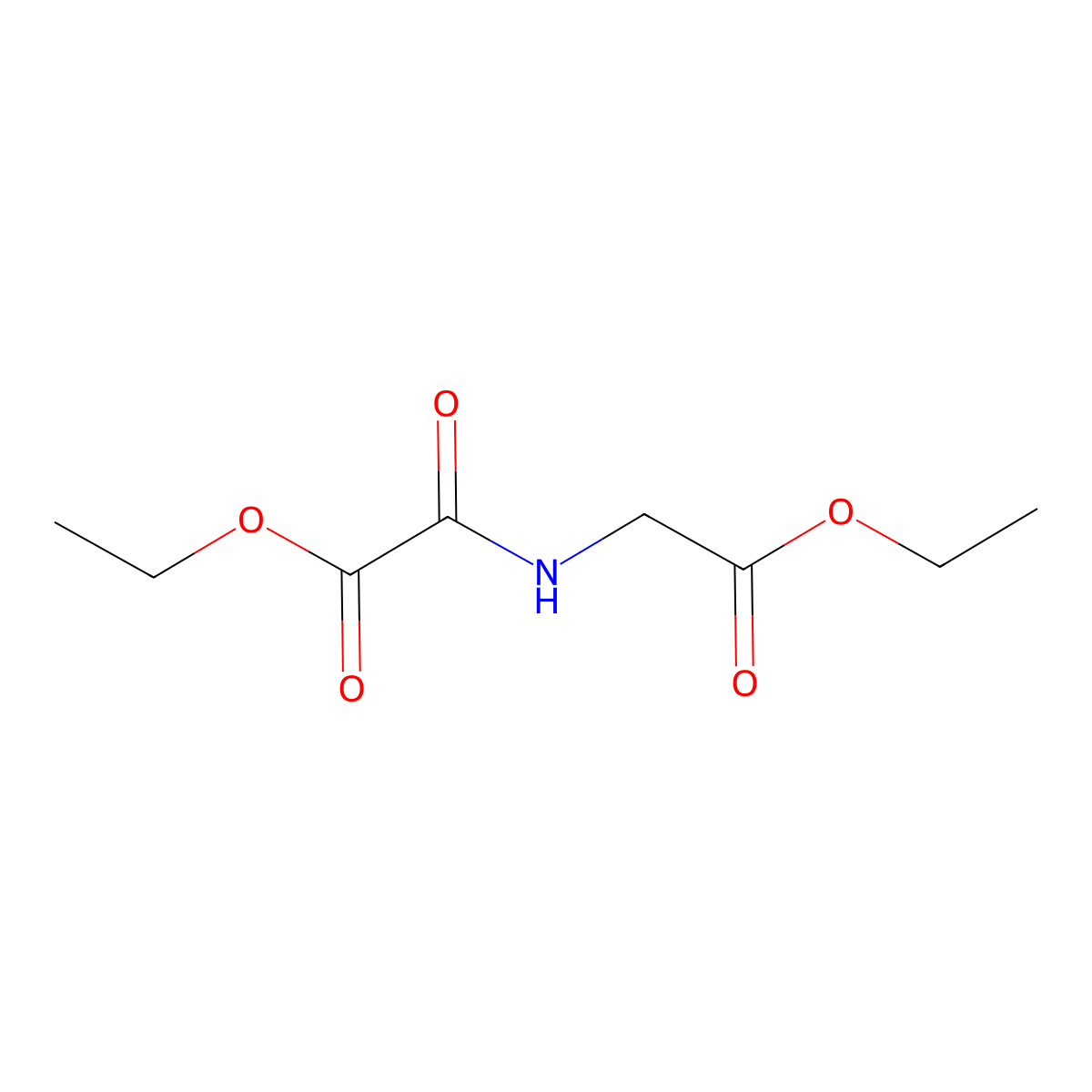 Ethyl N-(ethoxy(oxo)acetyl)glycinate molecular structure, CAS 29655-79-6