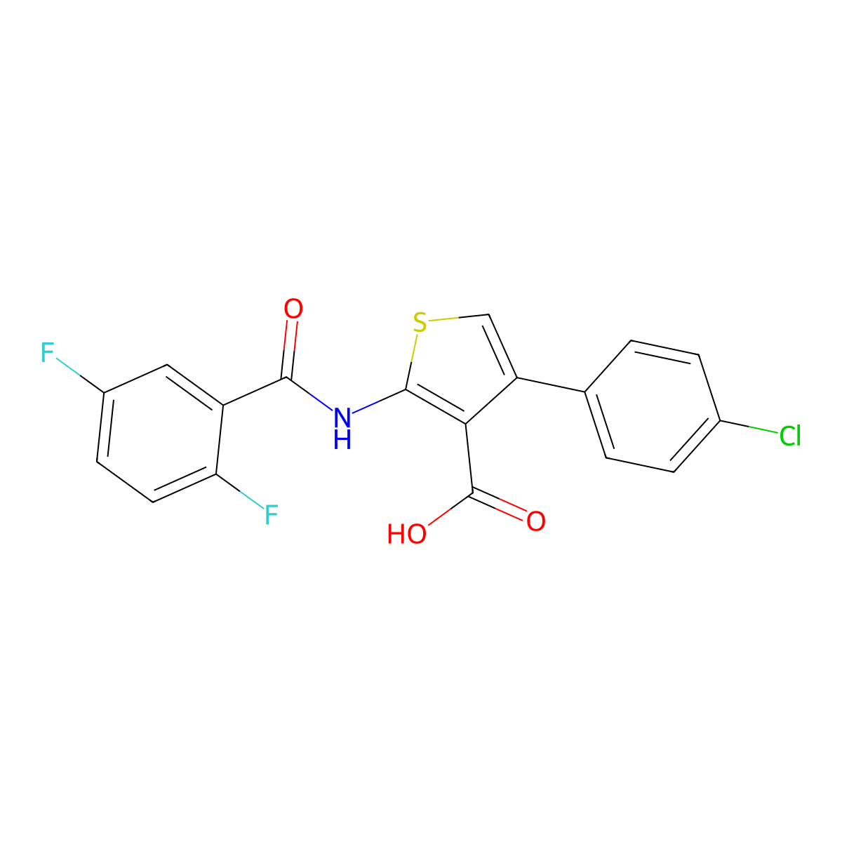 Dfbta molecular structure, CAS 2966044-07-3