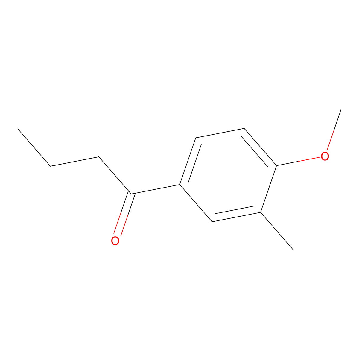 1-(4-Methoxy-3-methylphenyl)butan-1-one molecular structure, CAS 29665-52-9