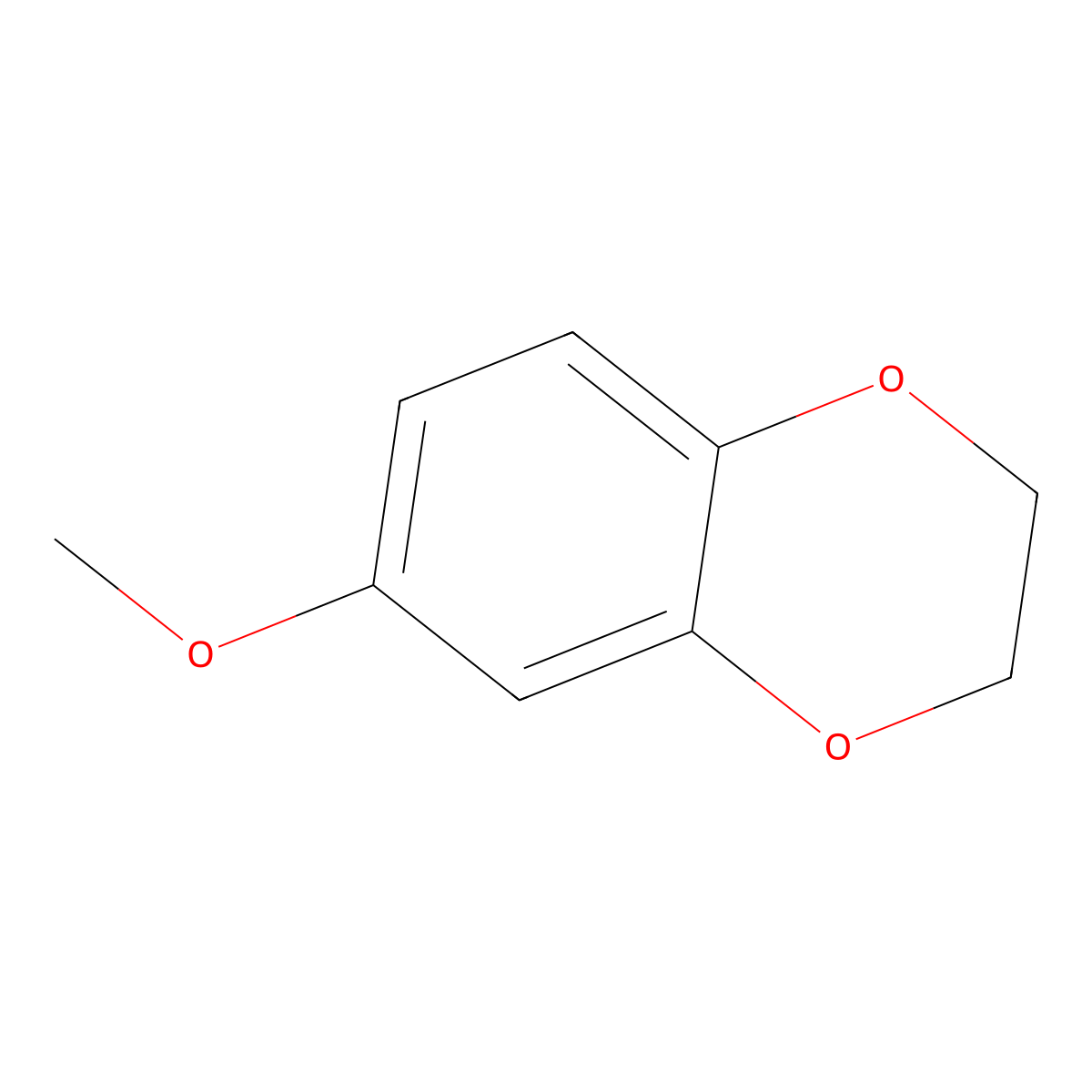 6-Methoxy-2,3-dihydrobenzo[b][1,4]dioxine molecular structure, CAS 29668-45-9