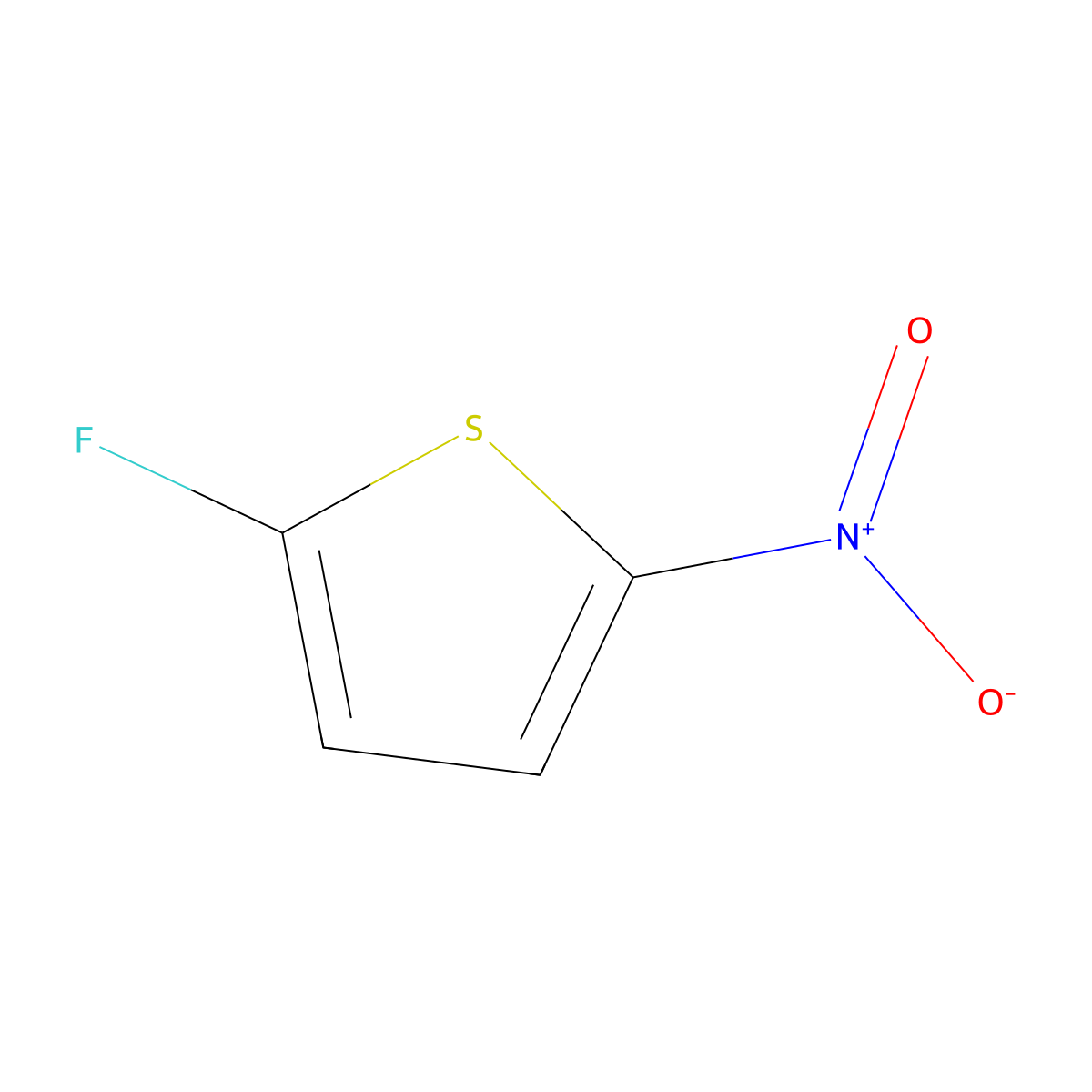 2-Fluoro-5-nitrothiophene molecular structure, CAS 29669-48-5