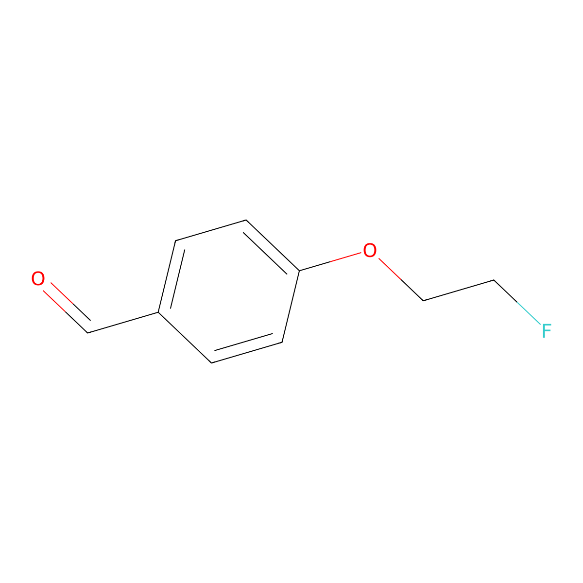 4-(2-Fluoroethoxy)benzaldehyde molecular structure, CAS 2967-92-2