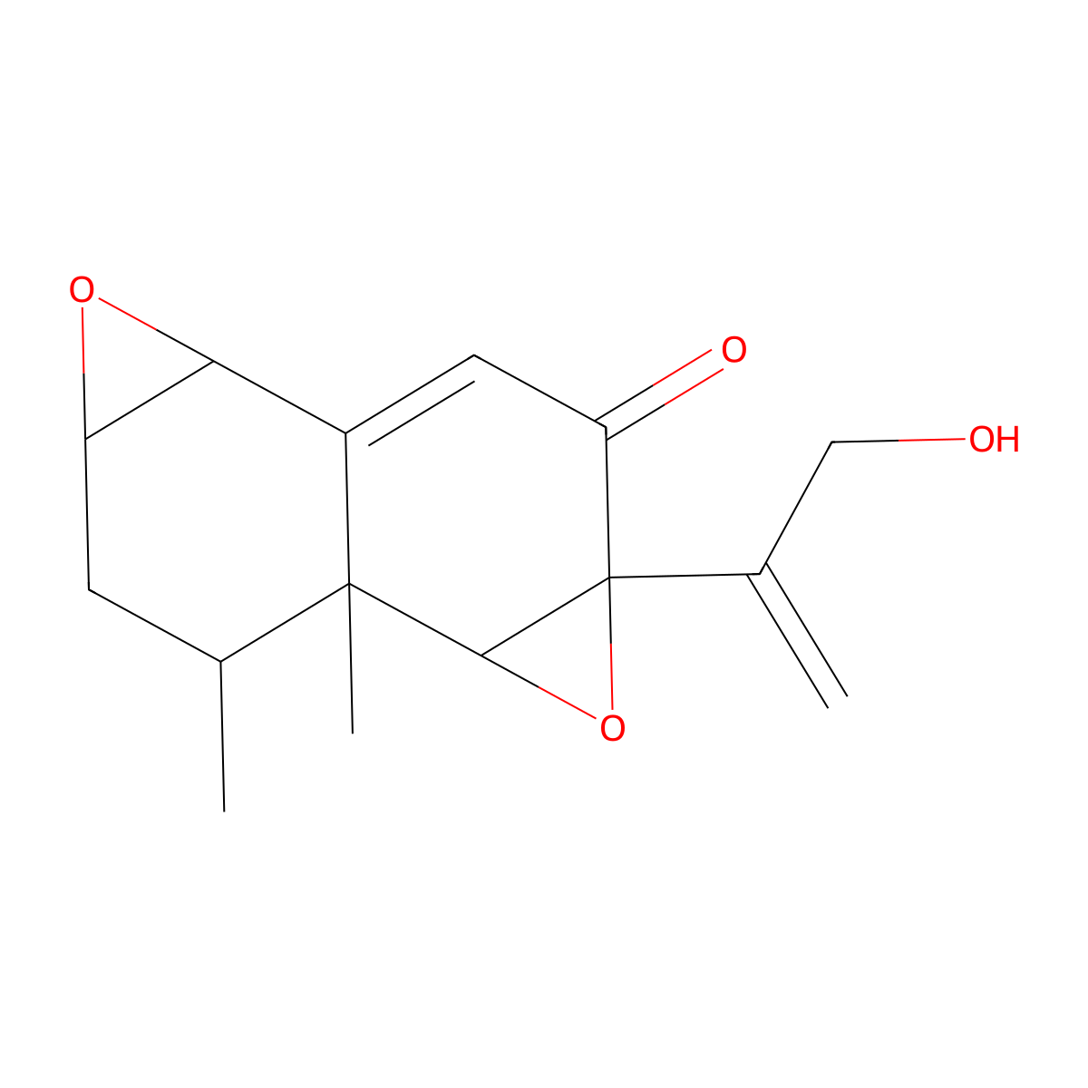 4-(3-Hydroxyprop-1-en-2-yl)-1,12-dimethyl-3,9-dioxatetracyclo[5.5.0.02,4.08,10]dodec-6-en-5-one molecular structure, CAS 2967478-69-7