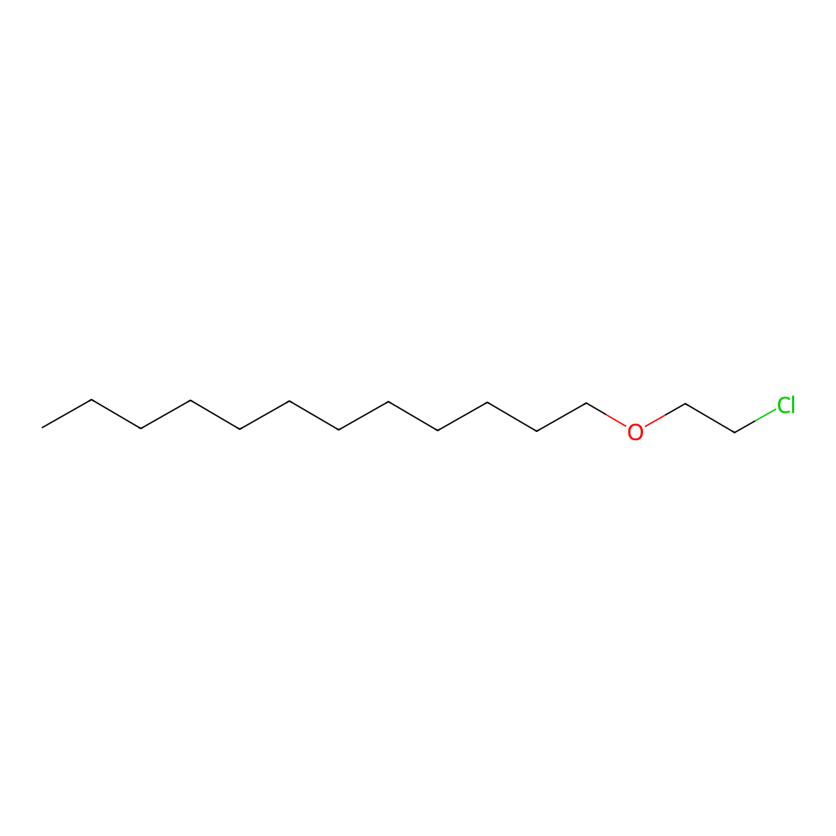 1-Chloro-2-dodecyloxyethane molecular structure, CAS 29677-36-9