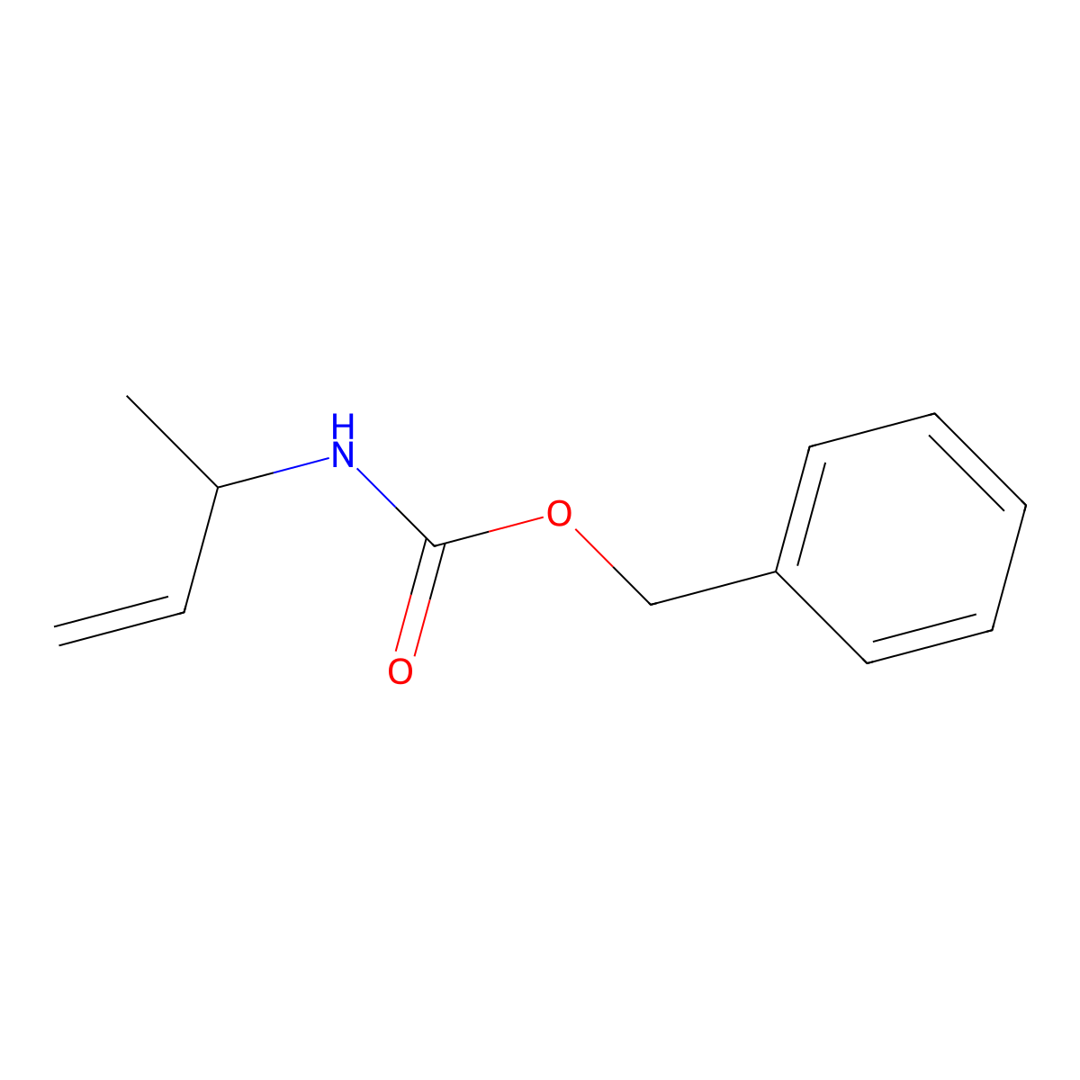 benzyl N-(but-3-en-2-yl)carbamate molecular structure, CAS 296777-69-0
