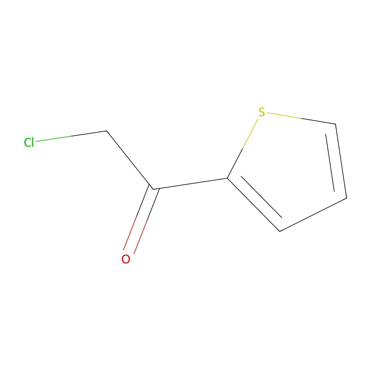 2-(Chloroacetyl)thiophene molecular structure, CAS 29683-77-0
