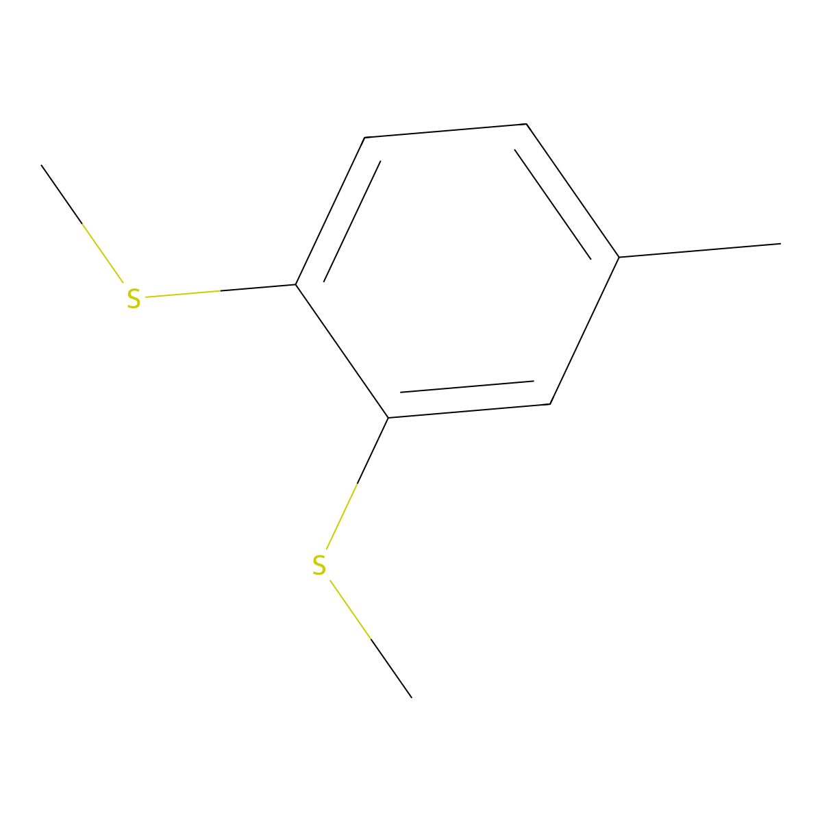 3,4-Bis(methylthio)toluene molecular structure, CAS 29690-14-0