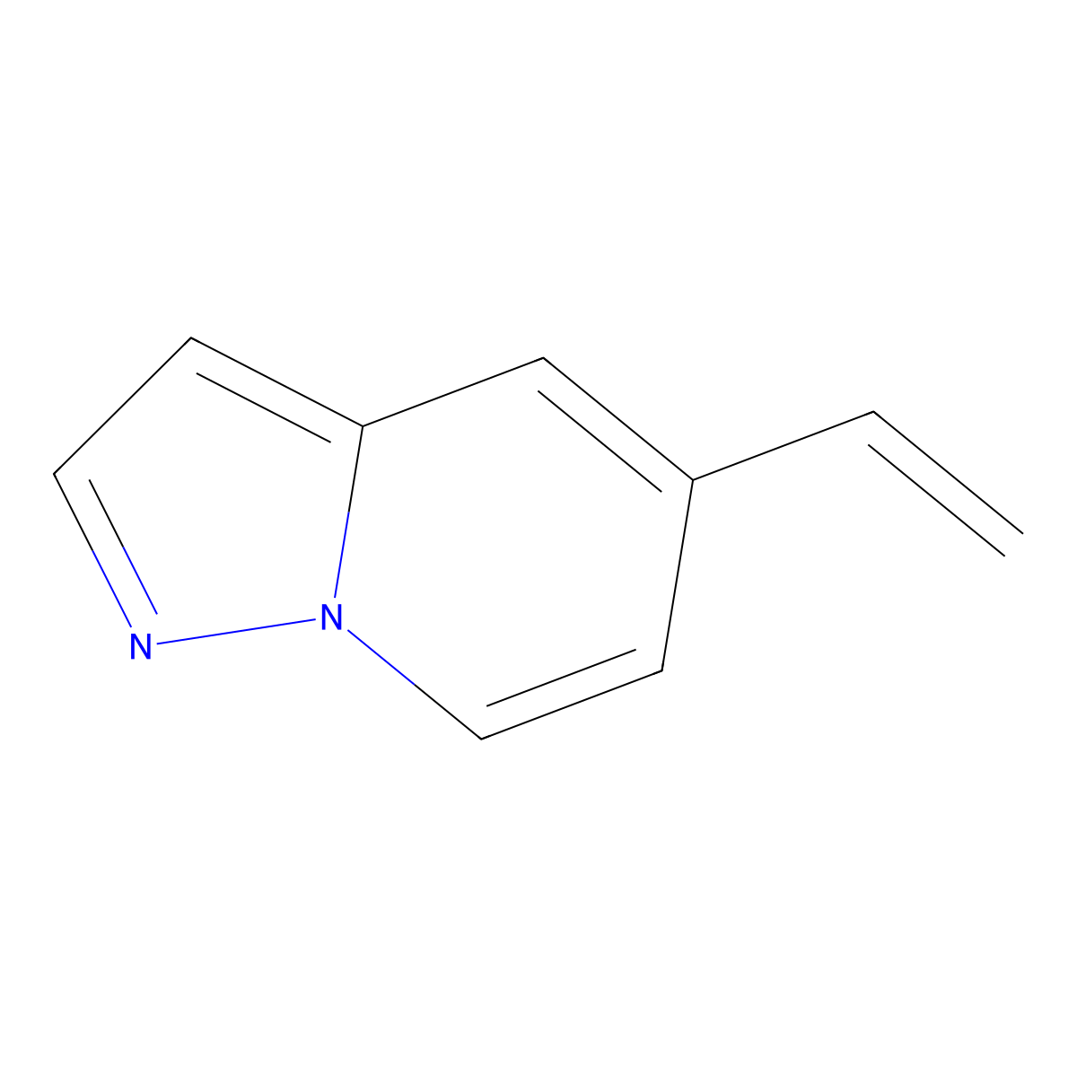 5-Ethenylpyrazolo[1,5-a]pyridine molecular structure, CAS 2969134-47-0