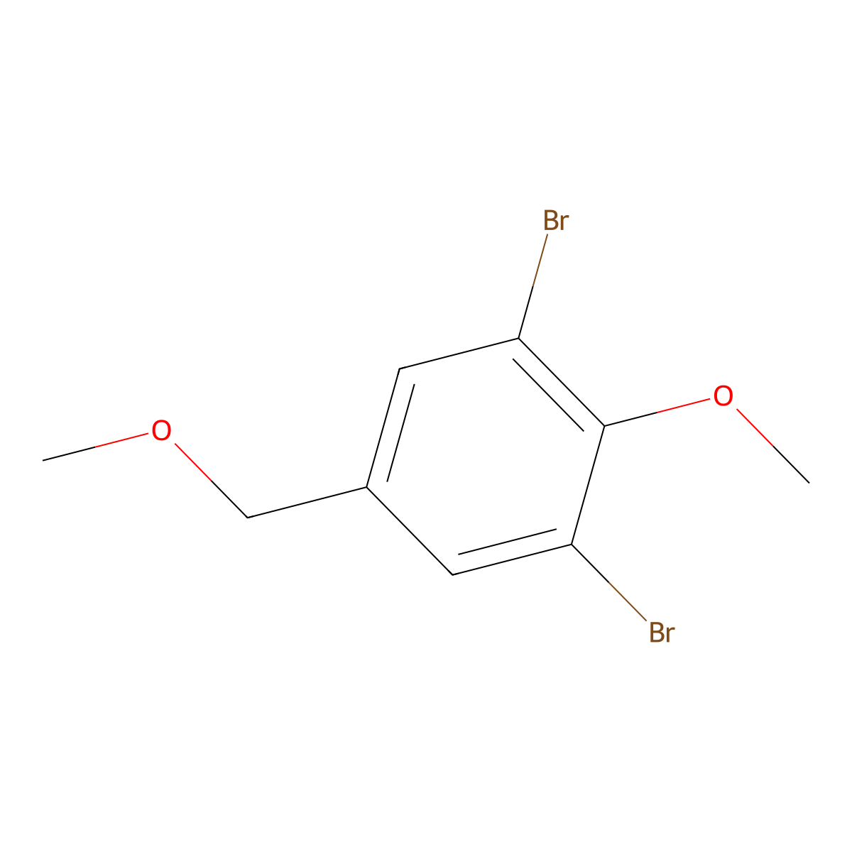 1,3-Dibromo-2-methoxy-5-(methoxymethyl)benZene molecular structure, CAS 2969233-04-1