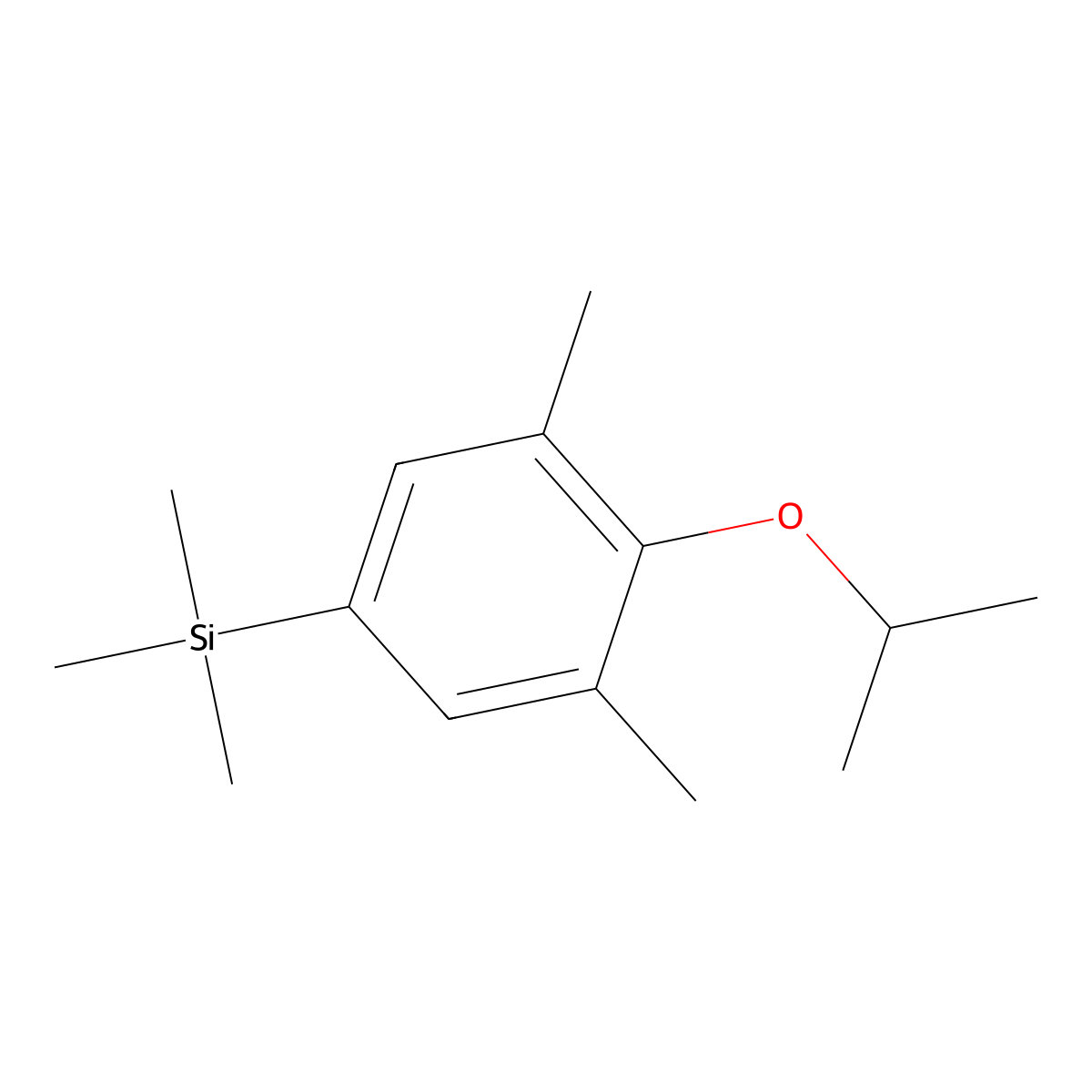 (4-Isopropoxy-3,5-dimethylphenyl)trimethylsilane molecular structure, CAS 2969245-78-9