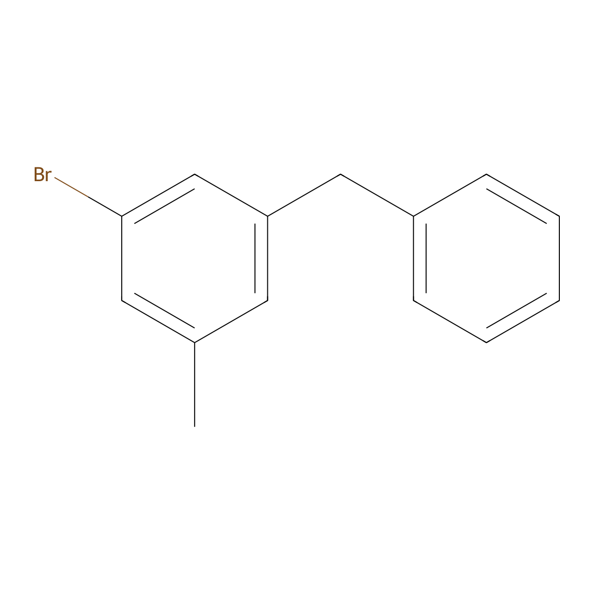 1-Benzyl-3-bromo-5-methylbenzene molecular structure, CAS 2969255-77-2